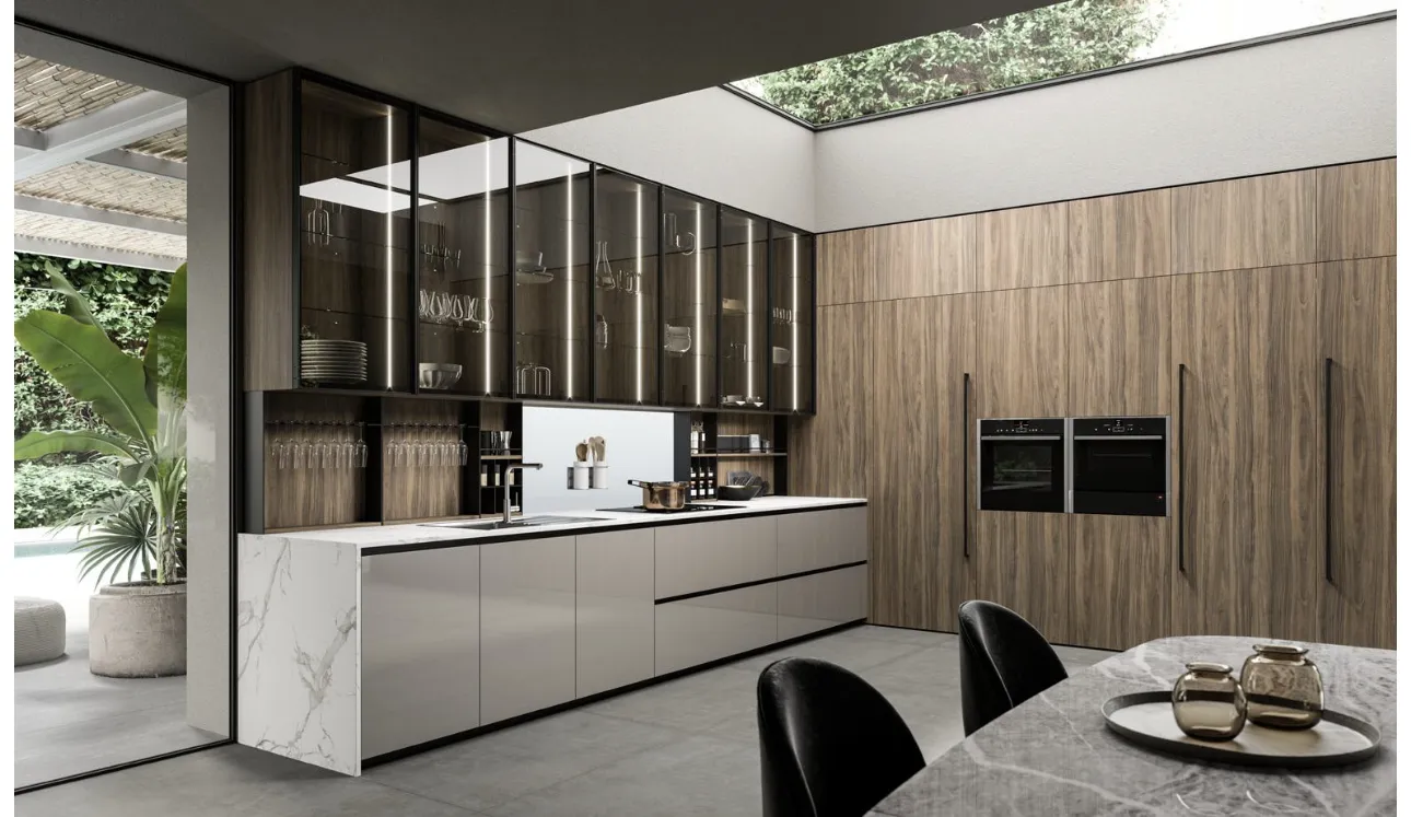 Cucina Design angolare Lab13 Kitchen 09 di Aran