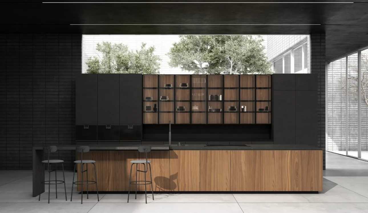 Cucina Design con isola MK1&Kyton Lab4/0 05 di Nova Cucina