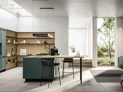 Cucina Moderna con isola Alma 03 di Arredo3