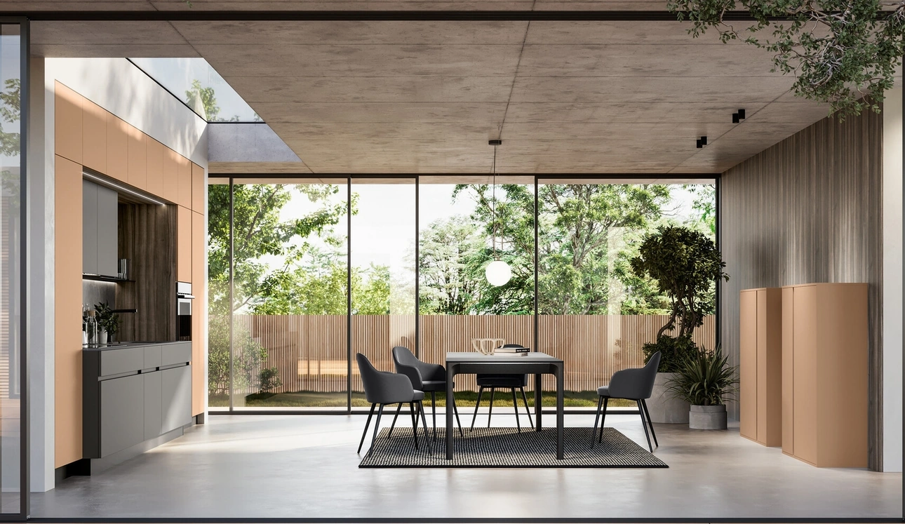 Cucina Moderna lineare Cloe 03 di Arredo3