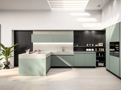 Cucina Moderna con penisola Cloe 05 di Arredo3