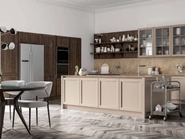 Cucina Moderna con isola Frame Charme 09 di Nova Cucina