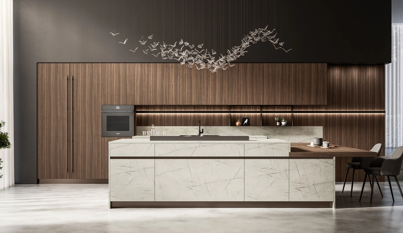 Cucina Moderna con isola Kalì 02 di Arredo3