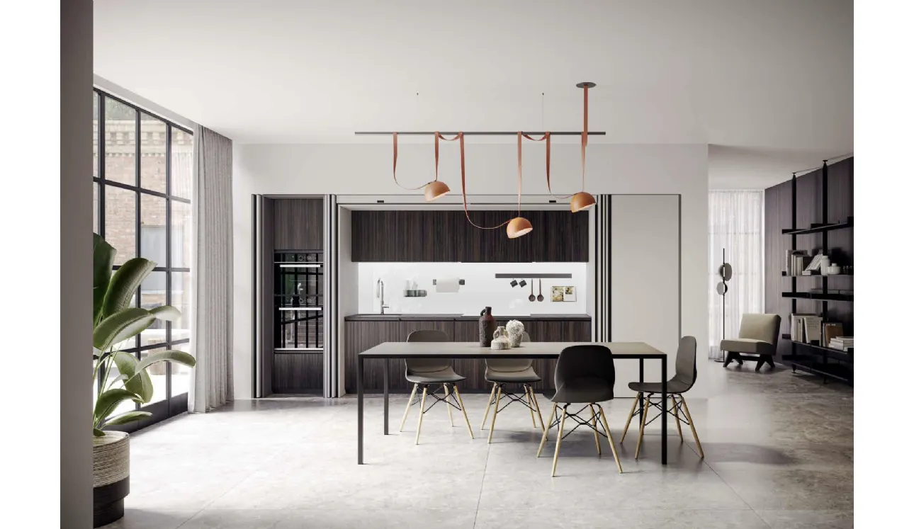 Cucina Moderna lineare Kalì 06 di Arredo3