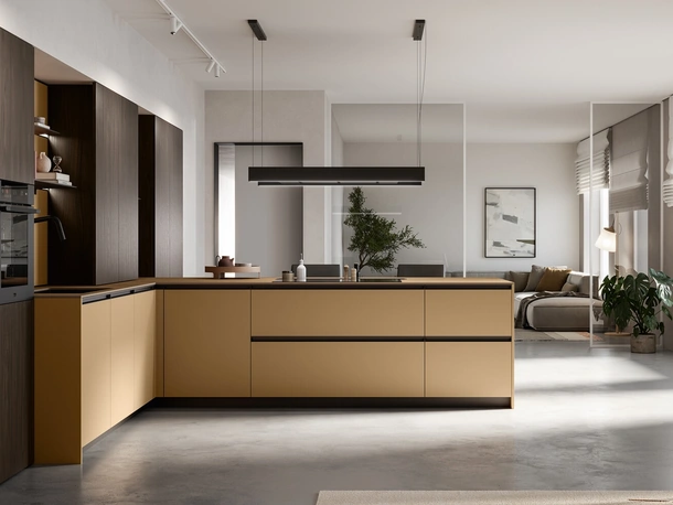 Cucina Moderna con penisola Kalì 10 di Arredo3