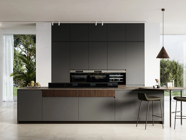 Cucina Moderna in Pet opaco Wega di Arredo3
