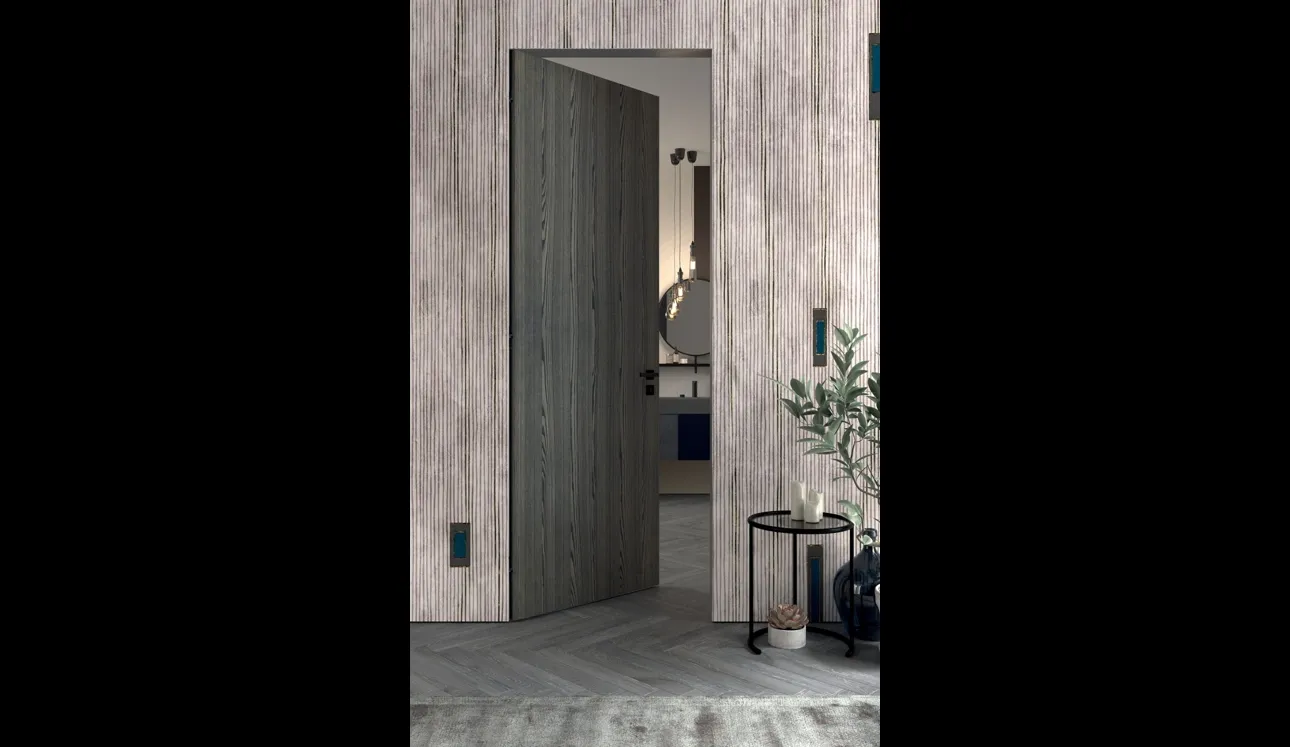Porta a filo muro per interni ESP Core Frameless di Guzzini & Fontana