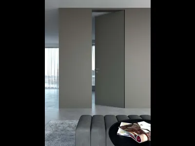 Porta per interni a filo muro ESP Core in laccato opaco di Guzzini & Fontana
