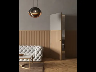 Porta battente a filo muro per interni Suit di Albed