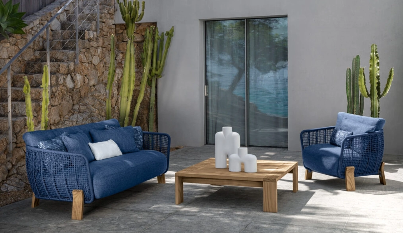 Arredo da esterno Argo Wood Love Seat di Talenti