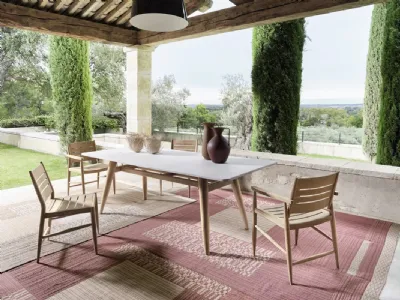 Tavolo Eidos in cemento di Gervasoni