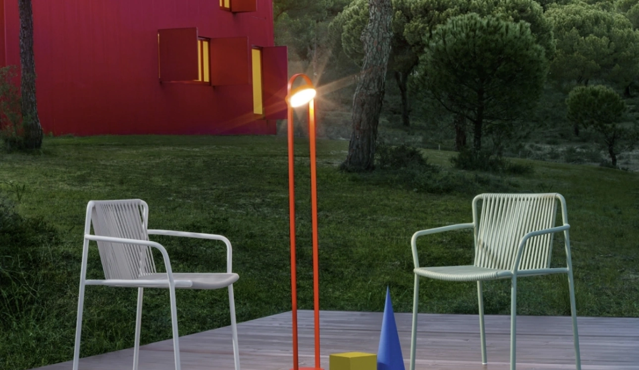 Sedia Tribeca in nylon e pvc di Pedrali