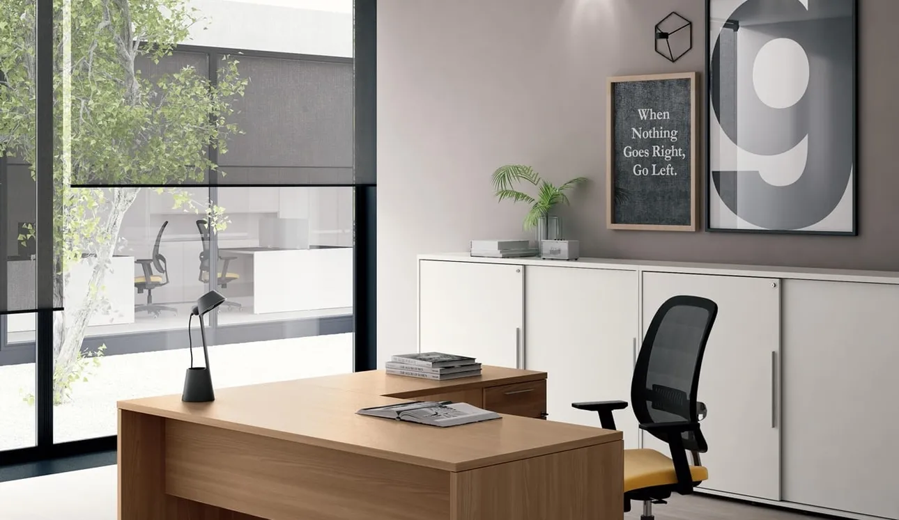 Scrivania Operativa Pop Panel di Frezza