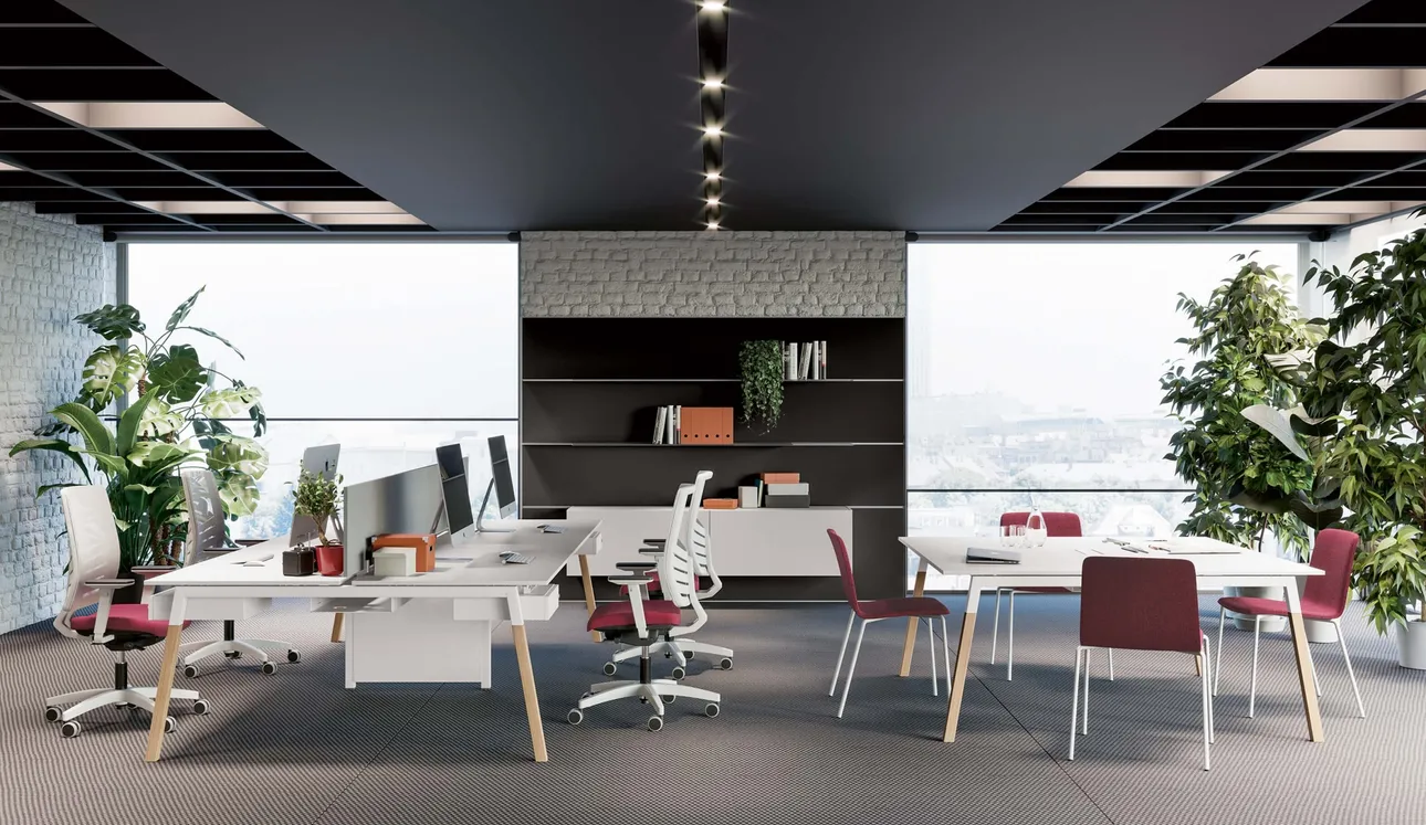 Scrivania Operativa Pop Woody di Frezza