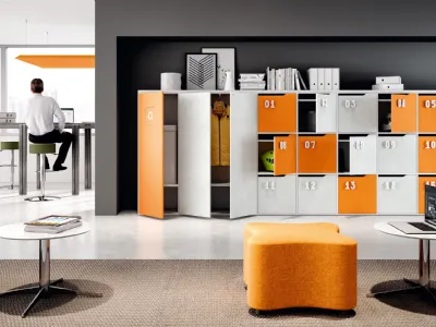 Armadi con Lockers linea Sistema Integrato Lockers di IVM